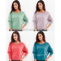 women summer batwing cashmere knitted sweater